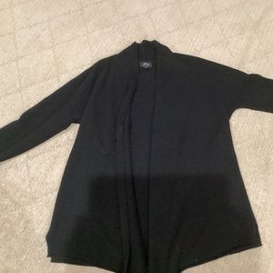 Black cashmere cardigan